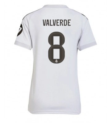 Real Madrid Federico Valverde #8 Primera Equipación Mujer 2025-26 Manga Corta